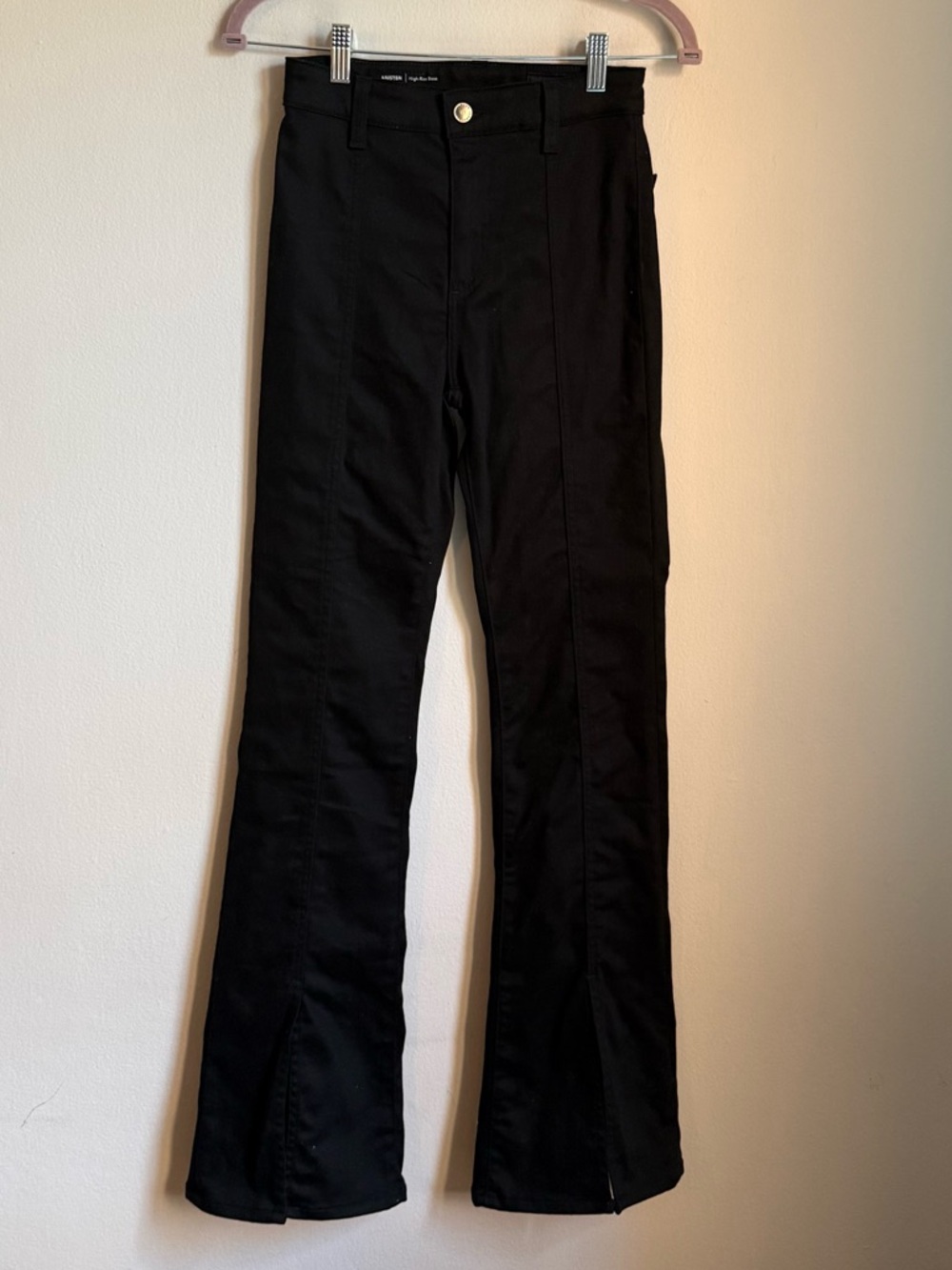 Ag Adriano Goldschmied Anisten High-Rise Boot Jeans Size 24 Black Pants Flare